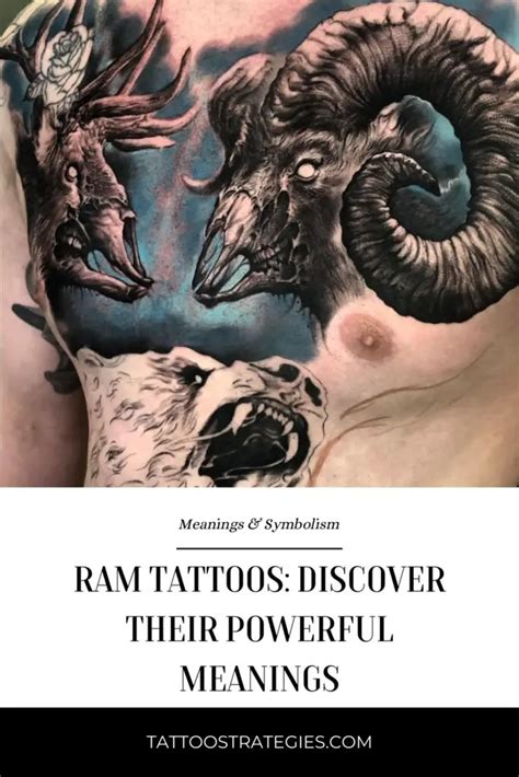 ram tattoo|Ram Tattoos: Ancient Symbols With Modern Meanings